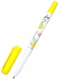 Ручка шариковая 0,7 мм, синяя "Bunny, желтый" (BSBP004-01-case)