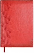 Ежедневник недатированный "Сариф-эконом, красный" (А5, 160 листов, твёрдый переплёт) (52384)