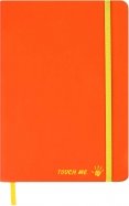 Записная книжка (96 листов, А5), ТЕРМОХРОМ, оранжевый, твердый (52792)