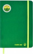 Записная книжка (96 листов, А5),ТЕРМОХРОМ, зеленый, твердый (52793)