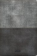 Ежедневник датированный на 2021 год (176 листов, А5), Toronto, серый (AZ1042emb/grey)