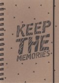 Блокнот воспоминаний "Keep the memories" (64 листа, А5)