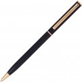 Ручка шариковая. Slim Black. Черный корпус, синие чернила (141402)
