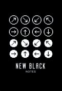 Блокнот 64 листа, А5+ "New Black. Дизайн 3" (ББ56485)