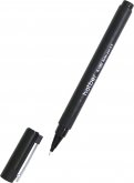 Ручка-роллер черная 0,5 мм R-1200 (RP_064577)