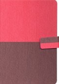 Ежедневник недатированный "Красный" (128 листов, А5, кожзам) (С6362-02)