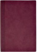 Ежедневник недатированный "Бейбискин бордовый" (160 листов, А5, линия) (52391)