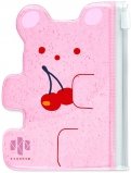 Картодержатель пластиковый "Мишка розовый" (52575)