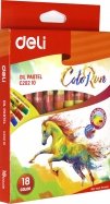 Пастель масляная 18 цветов ColoRun (EC20210)