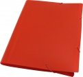 Портфель 6 отделений A4 пластиковый 0.7 мм красный (BPR6RED)