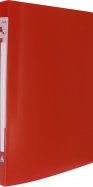 Папка с металлическим зажимом (A4, пластиковая, красная), (PZ05CRED)
