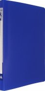 Папка для документов с металлическим пружинным скоросшивателем, A4, пластик, синий (PZ05PBLUE)