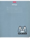 Тетрадь 12 листов, линия, Gamer, 5 видов (12Т5В2)