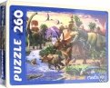 Puzzle-260 "Динозавры у водоема" (ПУ260-0481)