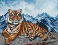 Рисование по номерам "Амурский тигр", 40х50 см (H090)