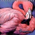 Блокнот "Грациозный фламинго" (60 листов, 14х14 см, клетка, гребень) (50843)