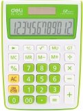 Калькулятор настольный зеленый 12-разрядный (E1238/GRN)