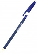 Ручка шариковая синяя 0.7 мм RUBBER 80 (R-8000-BL)