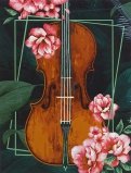 Рисование по номерам 40*50 Винтажная скрипка (R020)