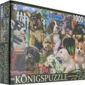 Puzzle-1000 "Собачки в саду" (ФK1000-3589)