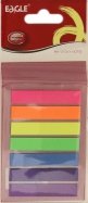 Закладки клейкие, пластиковые, 7 цветов по 20 шт., неоновые (TYSN-35)