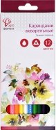 Карандаши цветные, акварельные, 12 цветов  (AF03-041-12)
