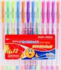 Ручки гелевых 12 цветов флуоресцентных неоновых Набор №6(НР-8276)