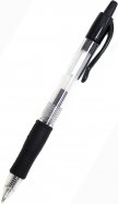 Ручка гелевая, автоматическая, 0,5 мм., черные чернила (PBRL01-K/gr)