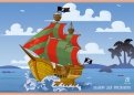 Альбом для рисования 20 листов, Пиратский корабль (А202158)