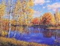 Картина по номерам "Осень в Подмосковье", на подрамнике, 40х50 см., акрил, кисти (662891)