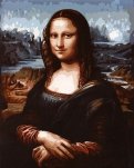 Рисование по номерам 40*50  Мона Лиза (G014)