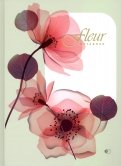 Блокнот "Fleur. Цветок, нежно-зеленый", А5, 192 страницы, клетка