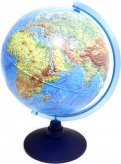 Глобус Земли физический, диаметр 25 см., с голубой подсветкой (Ве012500254)