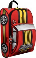 Рюкзак детский "Красная машина", полиэстер, 24х33х13 см. (53738)