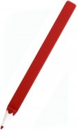 Закладка для книг "Graphite", красная (27483)