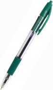 Ручка шариковая автоматическая 0.7 мм, EZEE-GRIP зеленая (F-1369/зел.)